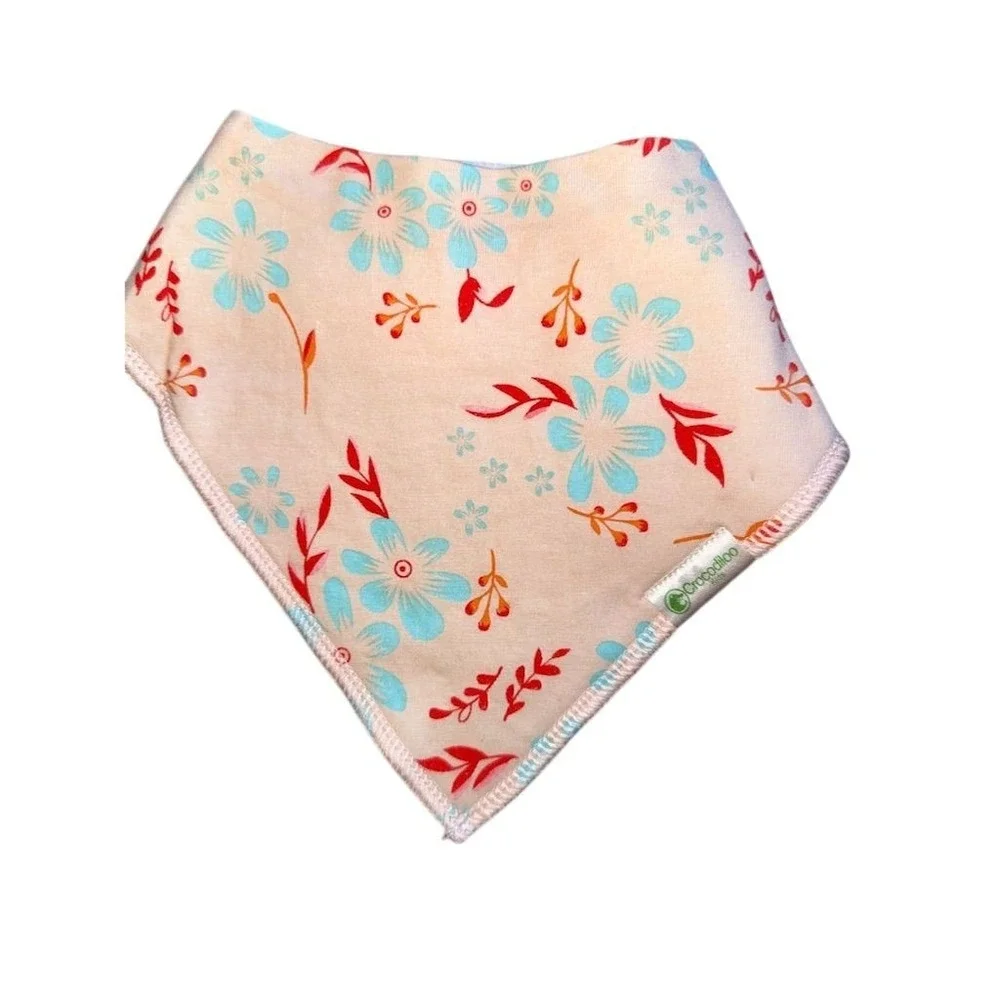 Crocodillo Baby Bandana Bib Set 3 Pack Unisex Soft Drool Bibs Fashionable Prints